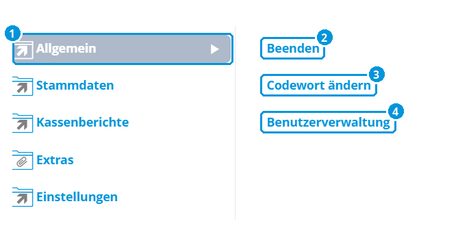 Abb. 13: Programmbereich Allgemein