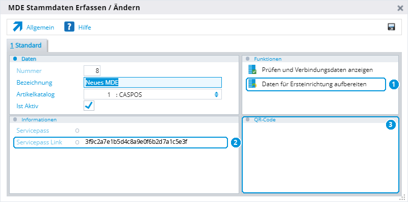 Abb. 84: MDE nach der Ersteinrichtung (Demo-Daten)