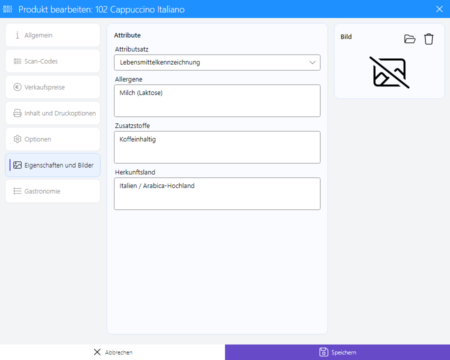Artikelmaske – Reiter Attribute & Bild